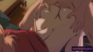 Blonde Beauties Creampie Action - Hentai [Subtitled]