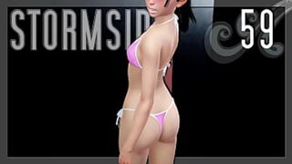 STORMSIDE #59 � Busty beauty in seductive swimwear