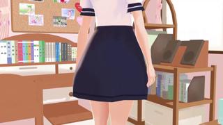 Sexy teacher gets nailed by a giant cock🍆 in sailor suit