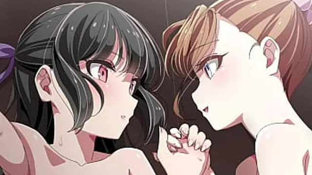 Huge Orgasm for Lesbian GF - Hentai