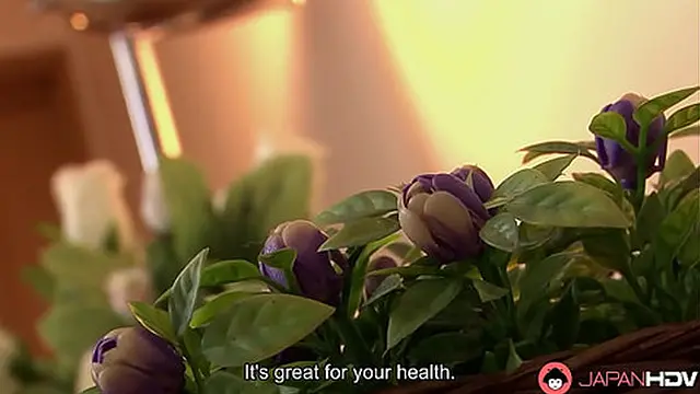 Japanese brunette,Jun Kusanagi and Yuri Aine are naked in the living room uncensored 