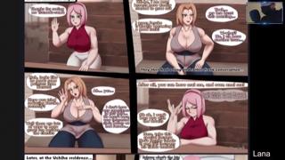 Sakura seduces Naruto in forbidden passion