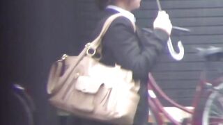 Hot Japanese girls take turns urinating in a shared restroom