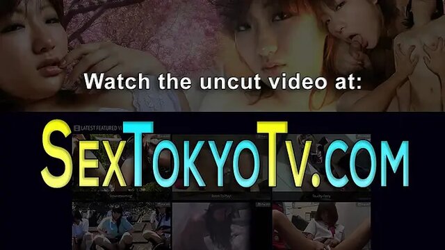 Two sexy Japanese babes get groped and excited