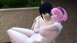 Sasuke and Sakura Romantic Day Public Sex Naruto Porn