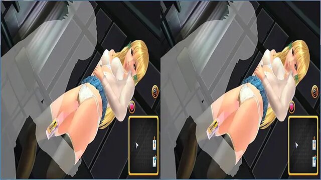 Japanese beauty gives a mesmerizing 3D blowjob