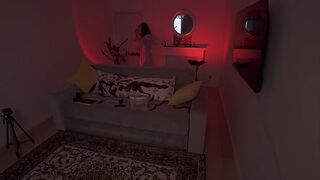 Filming a SOLO PORN SET of a Japanese KITSUNE FOX  Full BTS Video