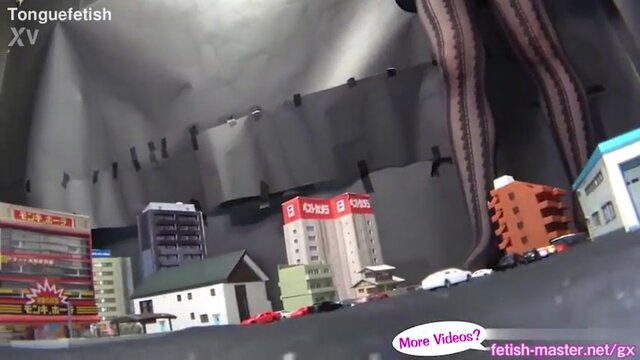 Japanese Giantess Shrinks Man's Size in Kinky Vore Fetish