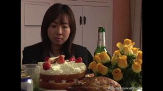 Japanese Girl Marks Party with Sexy Fun