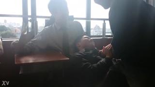 Freshly baked Eros' delight, 18-year-old Nippon cutie's juicy, dripping wet slit